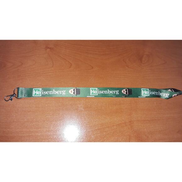 Best AMC TV Series Breaking Bad Heisenberg One Size Green Lanyard with Clip - Picture 3 of 6